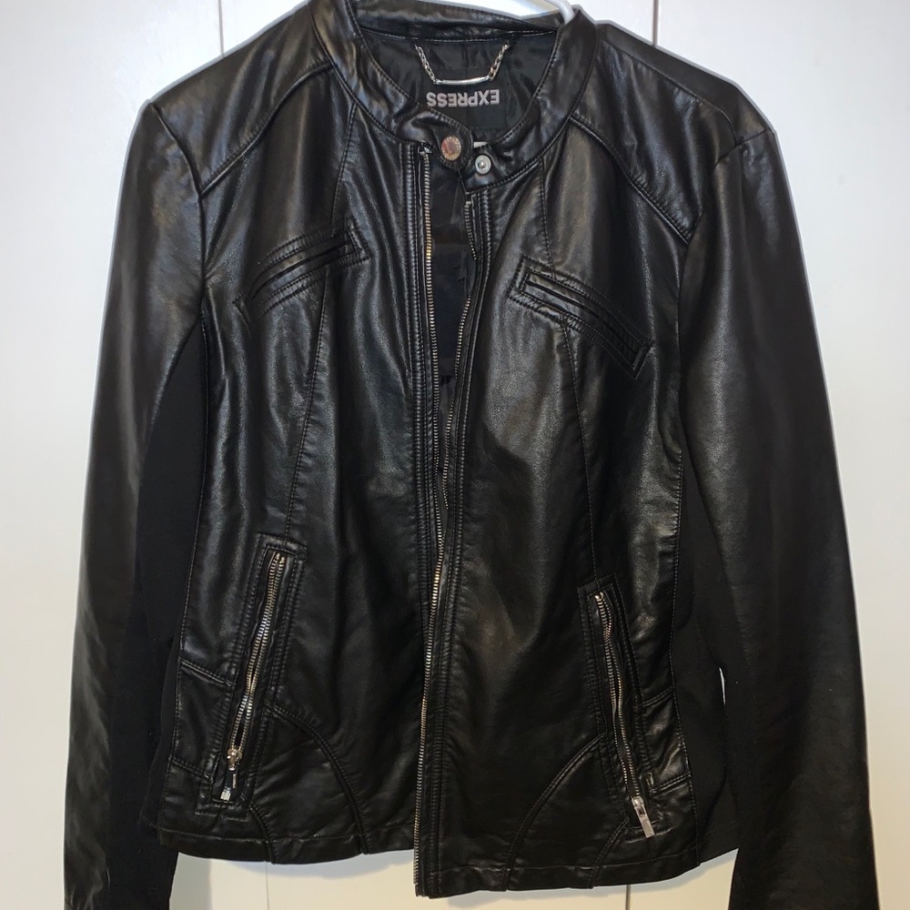 Express leather jacket